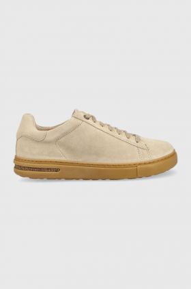 Birkenstock sneakers din piele întoarsă culoarea bej 1019363-cream