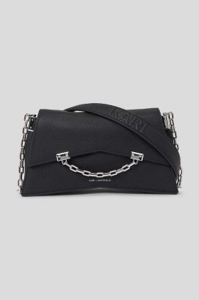 Karl Lagerfeld poseta de piele culoarea negru