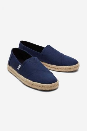 Toms espadrile Alpargata Rope 2.0 10019870 NAVY culoarea albastru marin