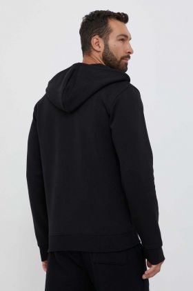 adidas Originals bluză bărbați, culoarea negru, cu glugă, uni IL2511