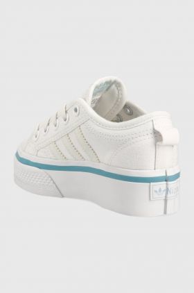 adidas Originals tenisi copii NIZZA PLATFORM C culoarea alb