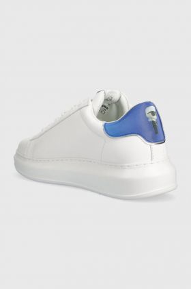 Karl Lagerfeld sneakers din piele KAPRI MENS NFT culoarea alb, KL52573