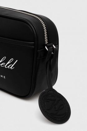 Karl Lagerfeld poseta culoarea negru