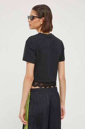 adidas Originals tricou femei, culoarea negru