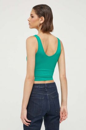 Hollister Co. top femei, culoarea verde