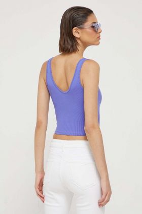 Hollister Co. top femei, culoarea violet