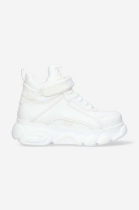 Buffalo sneakers culoarea alb