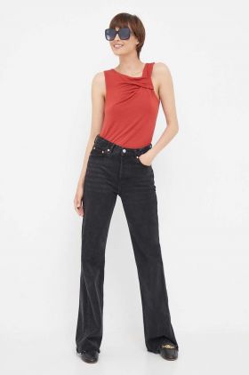 Dkny top culoarea rosu