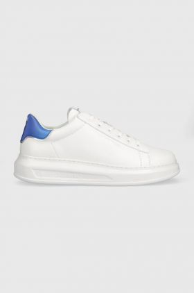 Karl Lagerfeld sneakers din piele KAPRI MENS NFT culoarea alb, KL52573