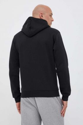 adidas Originals bluză bărbați, culoarea negru, cu glugă, cu imprimeu  IM4522