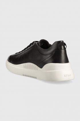 HUGO sneakers din piele Blake culoarea negru, 50499261