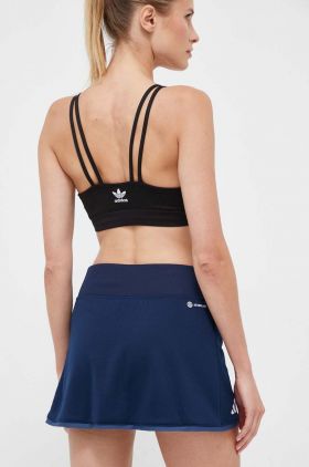 adidas Performance fustă sport Club culoarea bleumarin, mini, drept HS1456