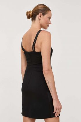 Karl Lagerfeld rochie culoarea negru, mini, mulata