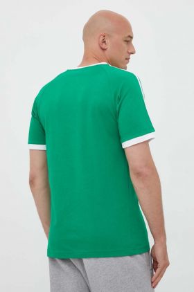 adidas Originals tricou din bumbac culoarea verde, cu imprimeu IM0410