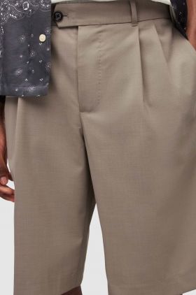 AllSaints pantaloni scurti barbati, culoarea bej