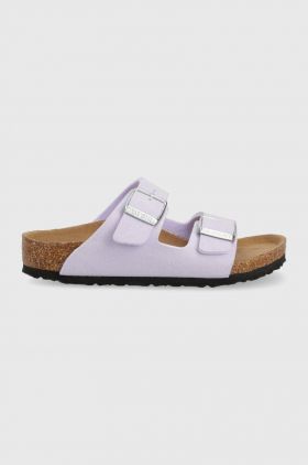 Birkenstock slapi copii culoarea violet