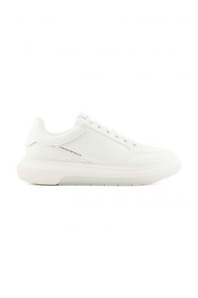 Emporio Armani sneakers din piele culoarea alb, X4X633 XM964 M801