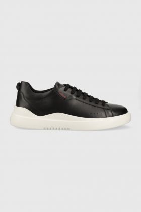 HUGO sneakers din piele Blake culoarea negru, 50499261