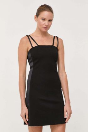 Karl Lagerfeld rochie culoarea negru, mini, mulata