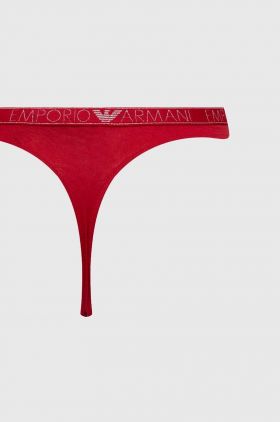 Emporio Armani Underwear tanga 2-pack culoarea rosu