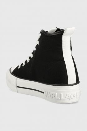 Karl Lagerfeld tenisi KAMPUS MAX femei, culoarea negru, KL60450N