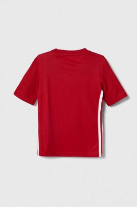 adidas Performance tricou copii culoarea rosu, cu imprimeu