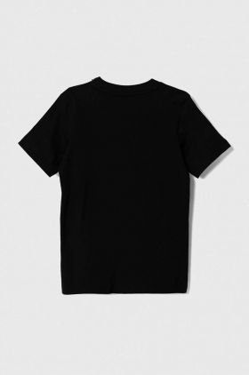 adidas tricou de bumbac pentru copii culoarea negru, modelator