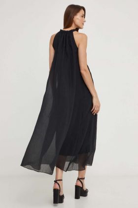 Answear Lab rochie culoarea negru, maxi, drept