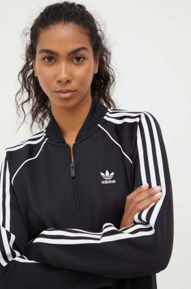 adidas Originals bluză femei, culoarea negru, cu imprimeu  IK4034