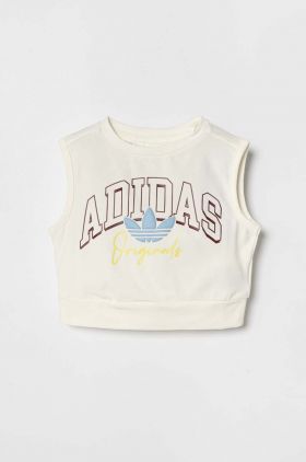 adidas Originals top copii culoarea bej