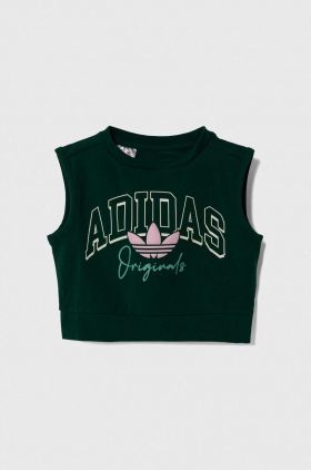 adidas Originals top copii culoarea verde