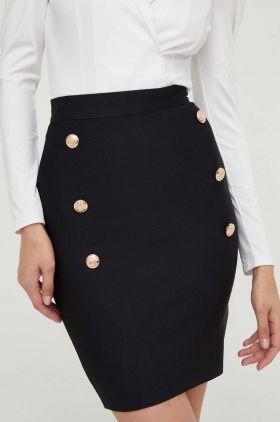 Answear Lab fusta culoarea negru, mini, creion