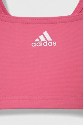 adidas Performance costum de baie pentru copii din două piese culoarea roz