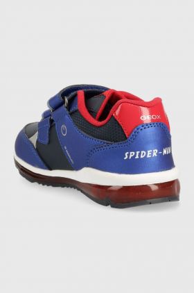 Geox sneakers pentru copii x Marvel, Spider-Man culoarea albastru marin