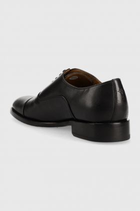 Joop! pantofi de piele Lusso Santinos barbati, culoarea negru, 4140005203