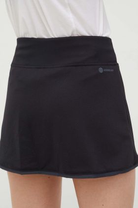 adidas Performance fustă sport Club culoarea negru, mini, drept