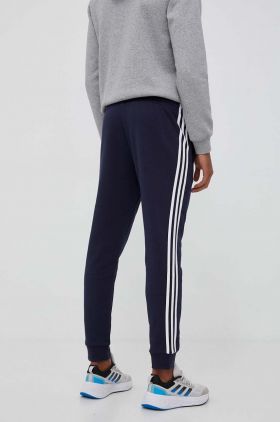 adidas pantaloni de trening culoarea bleumarin, cu imprimeu  IJ6493