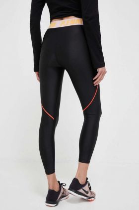 P.E Nation leggins de antrenament In Play culoarea negru, cu imprimeu