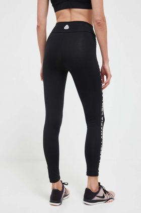 LaBellaMafia leggins de antrenament Essentials culoarea negru, cu imprimeu