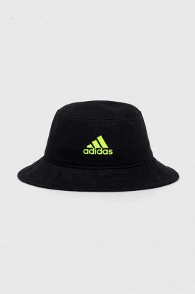 adidas Performance pălărie din bumbac pentru copii culoarea negru, bumbac