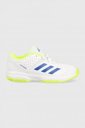 adidas Performance sneakers pentru copii COURT STABIL JR culoarea alb