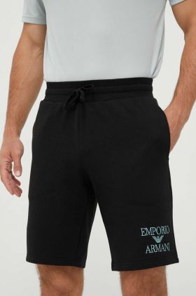 Emporio Armani Underwear pantaloni scurți lounge culoarea neagră