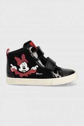 Geox sneakers pentru copii x Disney culoarea negru