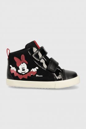 Geox sneakers pentru copii x Disney culoarea negru