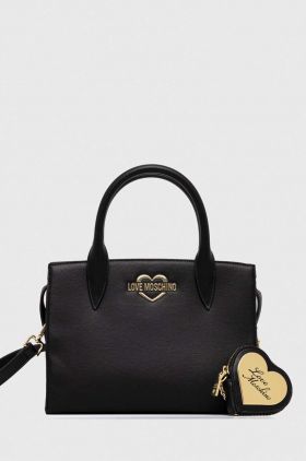 Love Moschino poseta culoarea negru