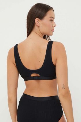 United Colors of Benetton sutien culoarea negru, neted