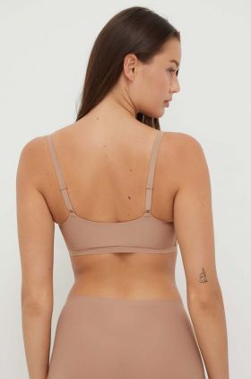 Chantelle sutien culoarea maro, neted