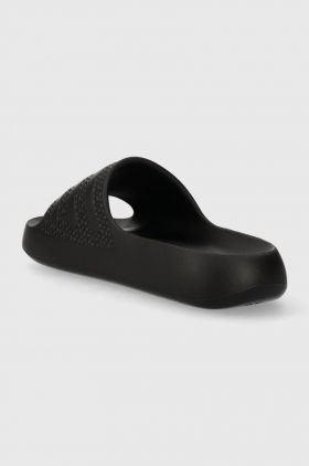 adidas Originals papuci Adilette Ayoon femei, culoarea negru, cu platforma