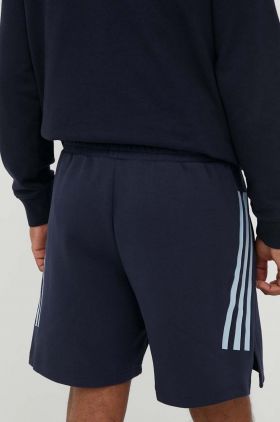 adidas pantaloni scurti barbati, culoarea albastru marin