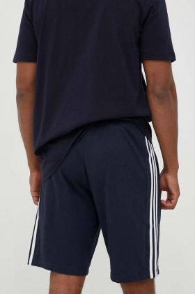 adidas pantaloni scurti barbati, culoarea albastru marin